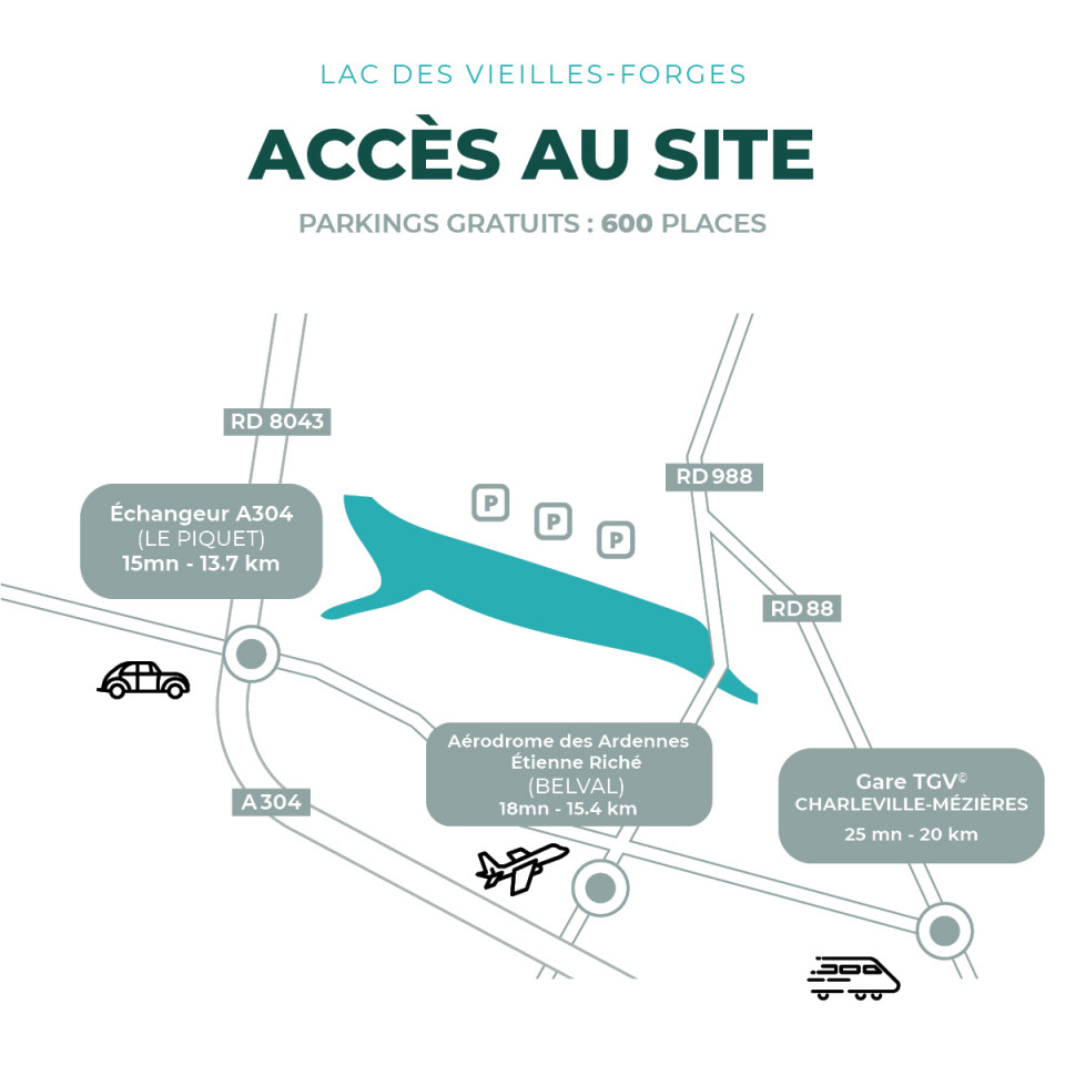 Plan d'accès Vieilles-Forges